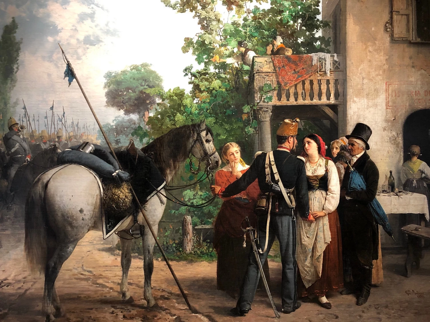 La partenza per il campo (1866)